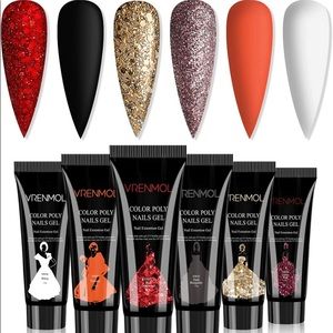 VRENNOL Polygel Red, Black, & White